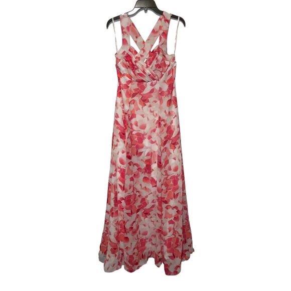 Calvin Klein Dresses & Skirts - CALVIN KLEIN Women's Floral Strappy-Back Gown Pink, Size 6